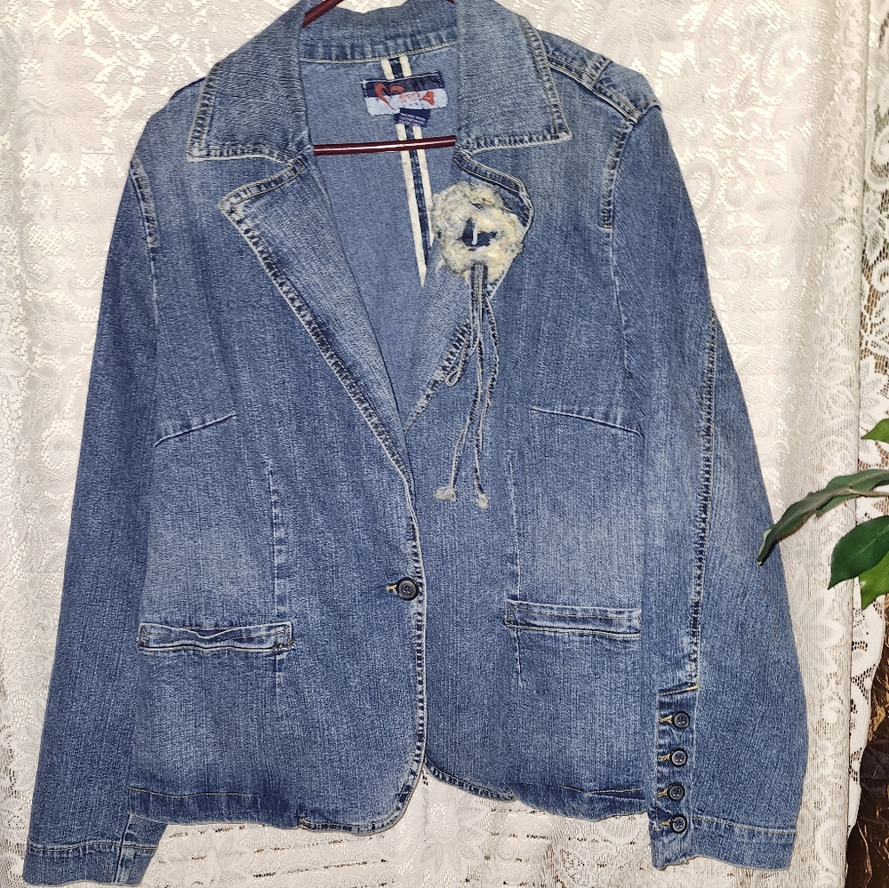 Denim Blue Women's Jacket